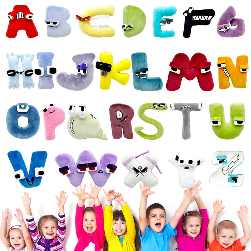 I Love You Alphabet Lore Plush,Alphabet Letter Lore Plushies Toys Suitable