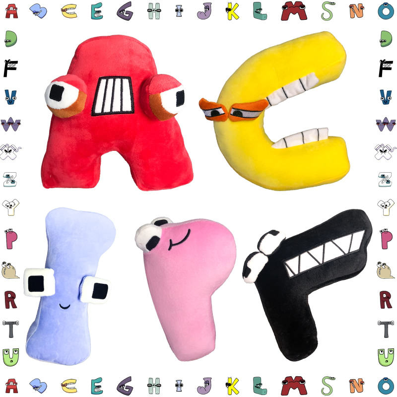 alphabet lore plush toy game alphabet